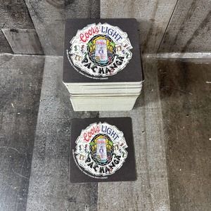 Coors Light Pachanga Beer Coaster Square 1998 VTG Lot of 60 - Unused Mancave